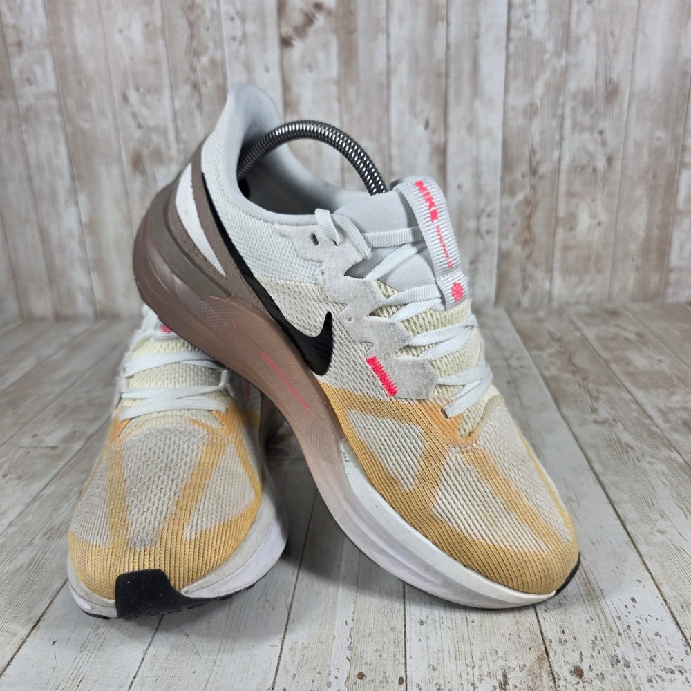 Nike Zoom Fly 5 Women's Running Shoes‎ White Peach Black DJ7884 110 Sz 10.5 - Picture 6 of 8